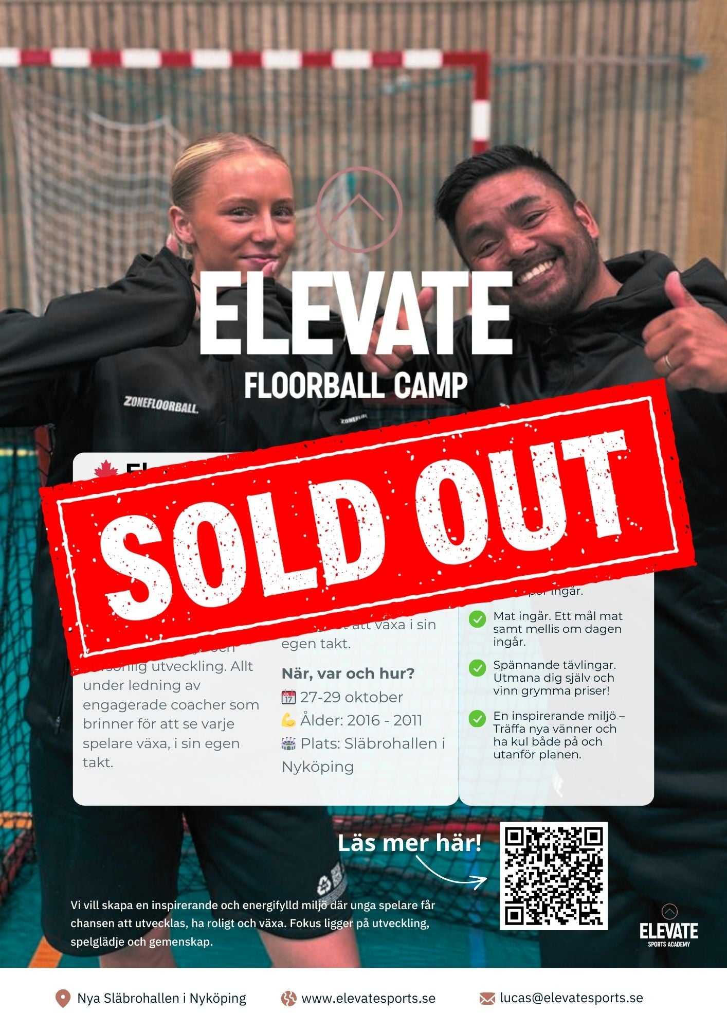 Elevate Floorball Camp – Höstlov Edition 🏑