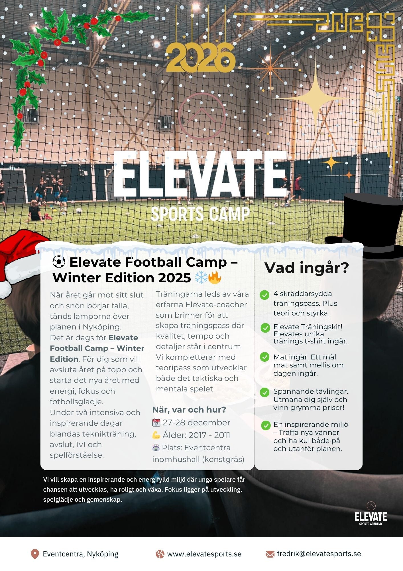 ⚽ Elevate Football Camp – Winter Edition 2025