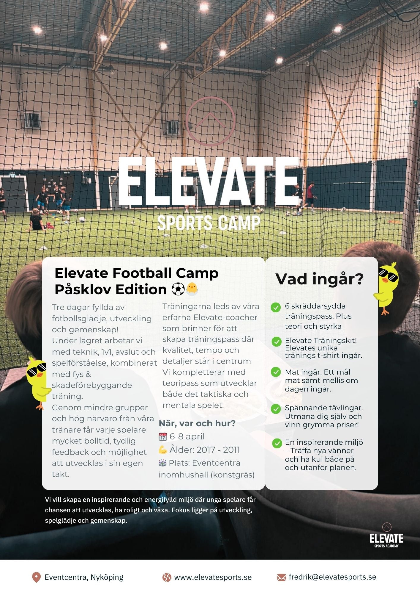 ⚽ Elevate Football Camp – Påsklovsläger 6–8 april 🐣