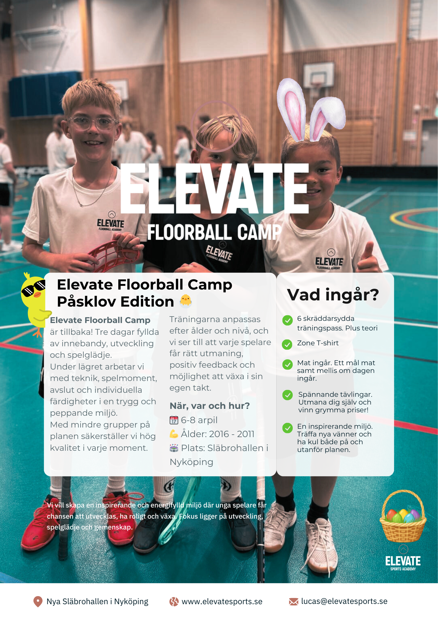 🏑Elevate Floorball Camp – Påsklov Edition 🐣